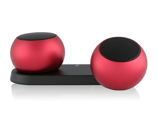My Heavy Metal Portable Bluetooth® Speaker Set - Red - 2 Pack