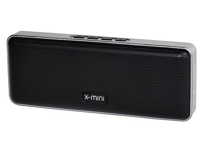 Mini haut-parleur Bluetooth® portatif XOUNDBAR de X-mini - gris mystérieux