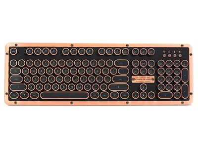 Azio Retro Typewriter Bluetooth® & Wired Keyboard - Artisan
