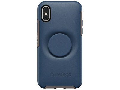 Étui pour iPhone X/XS Symmetry Otter+Pop d’Otterbox - bleu