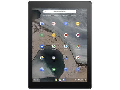 Tablette 9,7 po Chromebook CT100PA-YS02T de ASUS avec processeur à 10 cœurs de 1,6 GHz, stockage de 32 Go et Chrome OS - gris foncé