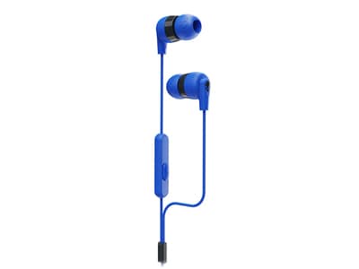 Écouteurs-boutons câblés Ink'd+ de Skullcandy - bleu cobalt