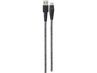 VITAL 1.2m (4’) USB Type-C™-to-USB Charge & Sync Fabric Cable - Silver