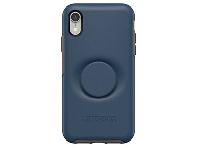 Étui pour iPhone XR Symmetry Otter+Pop d’Otterbox - bleu