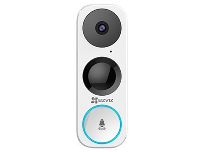 EZVIZ DB1 Wired Smart 3MP Wi-Fi Video Doorbell with 180 Degree Vertical Field of View