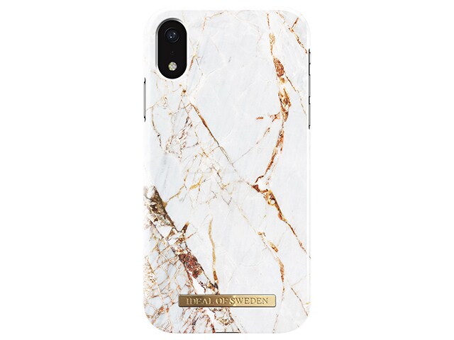 Étui Fashion d’iDeal of Sweden pour iPhone XR - Carrara Gold