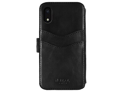 iDeal of Sweden iPhone XR STHLM Wallet Case - Black
