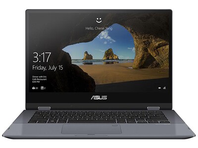 ASUS VivoBook Flip 14 TP412FA-DB72T 14” Touchscreen Laptop with Intel® i7-8565U, 512GB SSD, 8GB DDR4, 8GB RAM & Windows 10 Home - Star Grey
