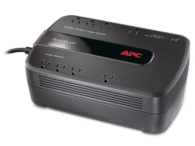 APC Back-UPS 650 BE650G1 Back Up Battery Unit - Black