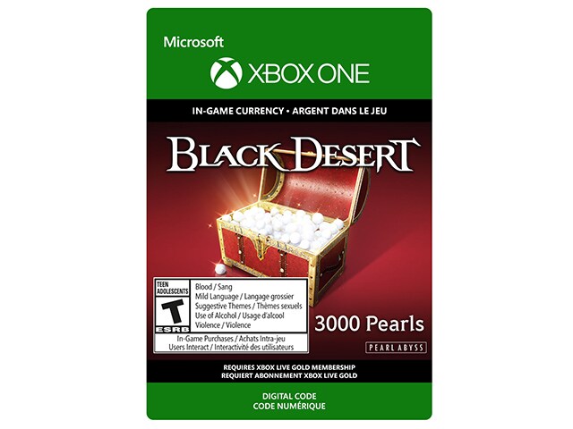 Black Desert: 3000 Pearls (Digital Download) for Xbox One