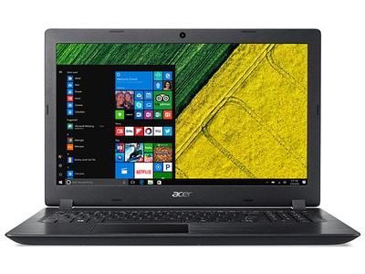 Refurbished - Acer Aspire A315-21-68BX 15.6” Laptop with AMD A6-9220e, 256GB SSD, 8GB RAM, AMD Radeon R4 & Windows 10 Home - Black