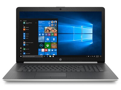 Scratch & Dent - HP 17-ca1001ca 17.3” Laptop with AMD Ryzen 3 3200U, 1TB HDD, 8GB RAM, AMD Radeon Vega 3 & Windows 10 - Silver
