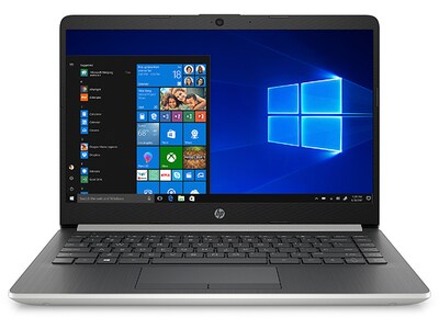 Refurbished - HP 14-dk0001ca 14” Laptop with AMD A6-9225, 256GB SSD, 8GB RAM & Windows 10 - Silver