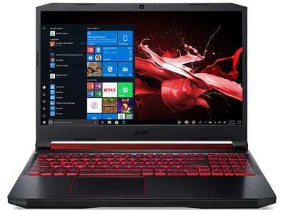 Scratch & Dent - Acer Nitro 5 AN515-54-58YY 15.6” Gaming Laptop with Intel® i5-9300H, 1TB HDD, 8GB RAM, NVIDIA GTX 1050 & Windows 10 Home - Black & Red