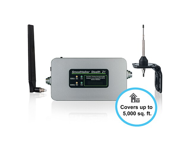 SmoothTalker BBCZ165GBO Stealth Z1 65dB Dual Band Cellular Booster for 3G / 4G LTE