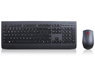 Lenovo 4X30H56796 Professional Wireless Keyboard and Mouse Combo - Black