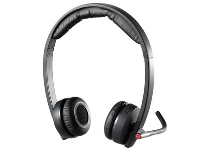 Logitech H820E On-Ear Wireless Mono Headset - Black