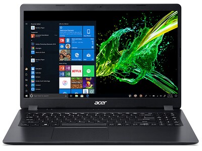 Refurbished - Acer Aspire A315-42-R198 15.6” Laptop with AMD Ryzen 5 3500U, 256GB SSD, 12GB RAM, AMD Radeon Vega 8 & Windows 10 S - Black