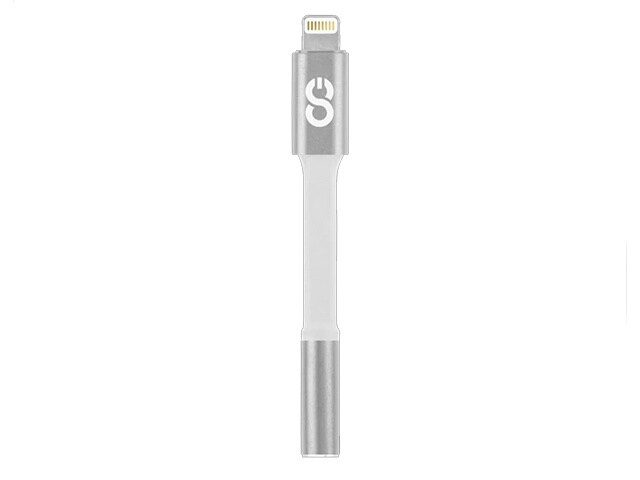 Logiix 3.5mm Lightning-to-AUX Adapter Cable - White