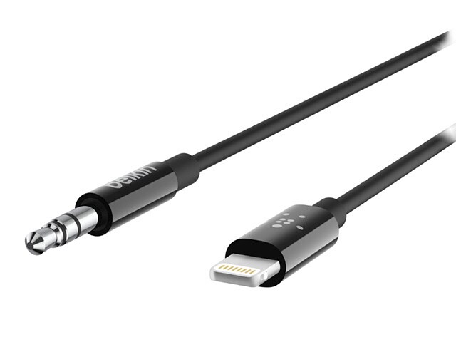 Câble Auxiliaire Premium Lightning vers iPhone 3,5 mm - Prise Jack Audio -  Prise