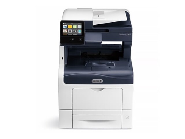 Imprimante laser couleur multifonction avec photocopie, numérisation, télécopie, courriel et nuage VersaLink C405/DN de Xerox