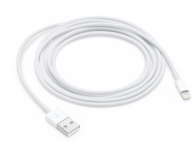 Apple® 2m (6.5’) Lightning-to-USB Cable - White