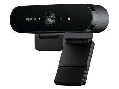 Caméra Web pour conférence vidéo Brio 960-001105 UHD Pro 4K de Logitech - noir
