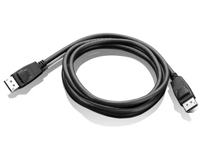 Lenovo 0A36537 1.8m (5.9’) DisplayPort-to- DisplayPort Cable - Black