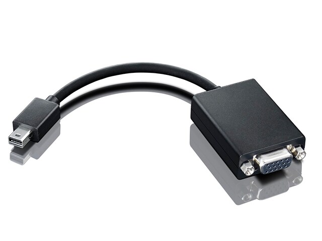 Lenovo 0A36536 Mini-DisplayPort-to-VGA Adapter - Black