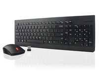 Lenovo 4X30M39458 Wireless Keyboard and Mouse Combo - Black