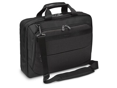 Targus CitySmart 14”-15.6" High Capacity Topload Laptop Case - Black & Grey