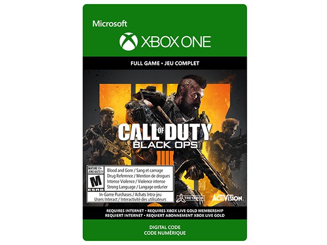 Call of Duty: Black Ops 4 (Code Electronique) pour Xbox One