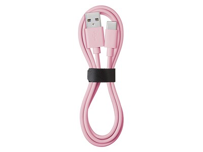 VITAL 1.2m (4’) USB Type-C™-to-USB Charge & Sync Cable - Blush Pink