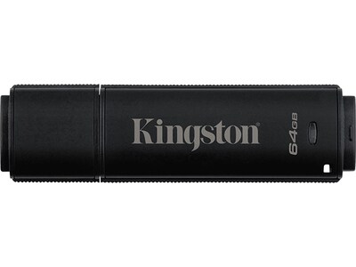 Kingston DataTraveler 4000 G2 64GB USB 3.0 Level 3 Flash Drive - Black