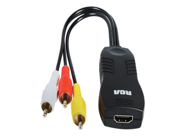 RCA HDMI-to-Composite Video Adapter - black