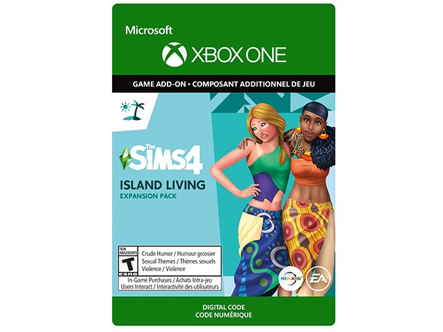 The Sims 4: Island Living (Code Electronique) pour Xbox One