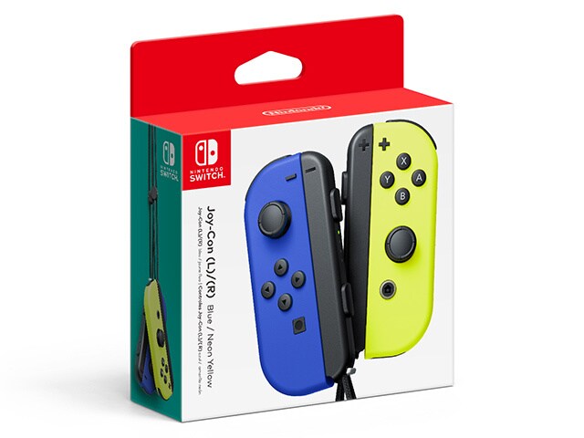 Joy-Con™ pour Nintendo Switch™ - gauche et droit - Bleu et jaune fluo