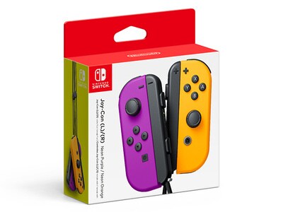 Joy-Con™ pour Nintendo Switch™ - gauche et droit - Néon  Mauve et Orange