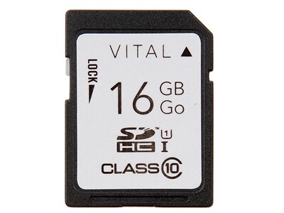 VITAL 16GB UHS-1 Class 10 SDHC Memory Card