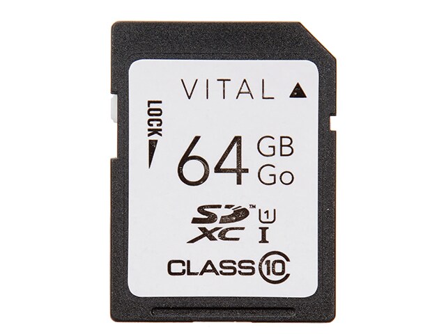Carte mémoire VITAL SDXC UHS-1 classe 10 de Go