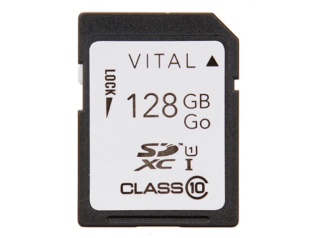 Carte mémoire VITAL SDXC UHS-1 classe 10 de 128 Go