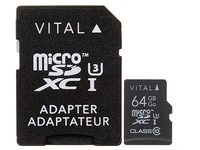 Carte mémoire VITAL MicroSDXC UHS-3 classe 10 de 64 Go de Bell Maison intelligente