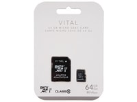 Bell Smart Home VITAL 64GB UHS-3 Class 10 MicroSDXC Memory Card