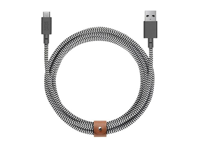 Native Union 3m (10’) USB Type-C™-to-USB Belt Cable XL - Zebra