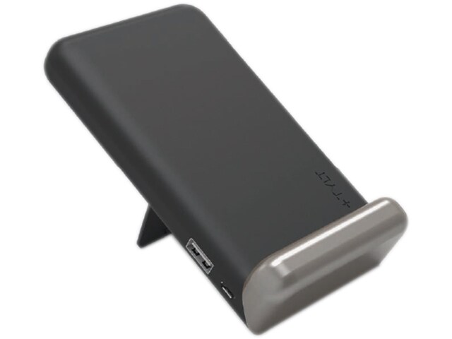 Chargeur portatif Qi sans fil Pivot 5 000 mAh 10 W - noir