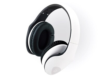 M Xpert DJ Over-Ear Wired Headphones with In-Line Controls - White