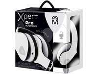 Casque d'écoute supra-aural Xpert DJ de Mental Beats avec micro - Blanc