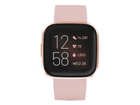 Montre intelligente Versa 2™ de Fitbit® - rose cuivré avec bracelet rose pétale