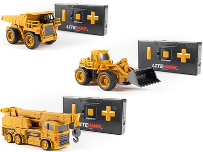 LiteHawk Wee 1:64 Construction Vehicles - Assorted (One per purchase) 