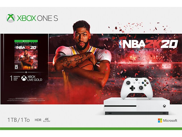Xbox One S 1TB NBA 2K20 Bundle